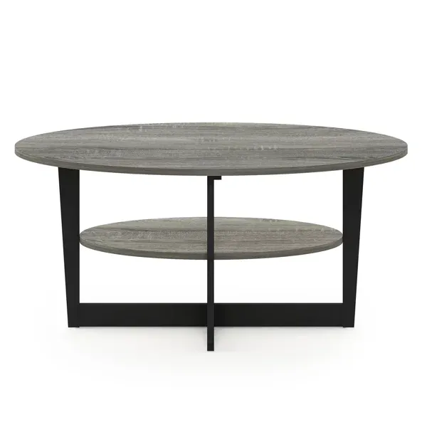 Furinno Coffee Table Gray/Black
