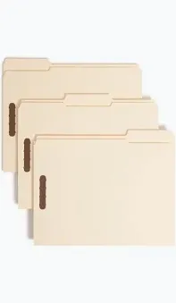 Smead Reinforced Tab Fastener File Folder