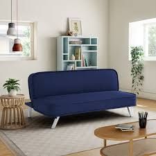 Serta Navy Convertible Sofa