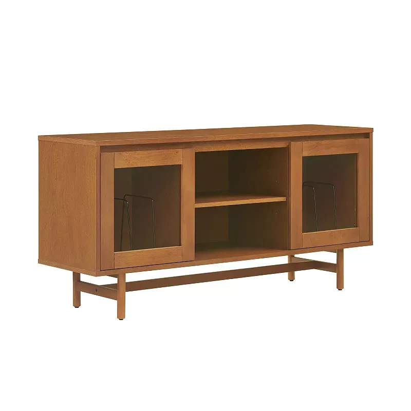 Walnut Record Player Cabinet