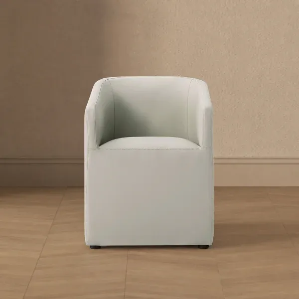 Anna Faux Leather Armchair