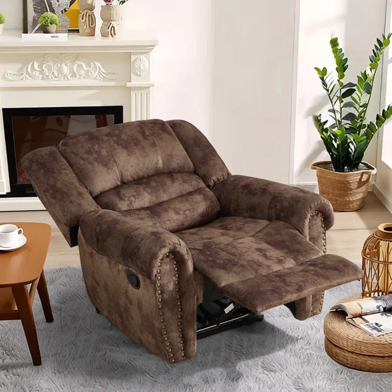 Speckled Brown Manual Recliner