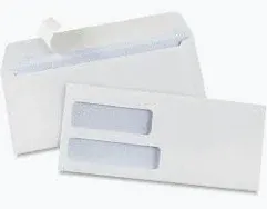 500 Double - Window envelopes ( 3 7/8 x 8 7/8 )