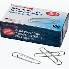 Office Mate Giant Paperclips ( 100 count )