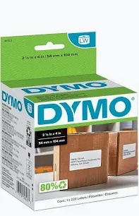 220 Dymo Labels (2 1/8in x 4in )