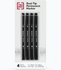 Tru Red Chisel Tip Permanent Marker ( 5 Pack )