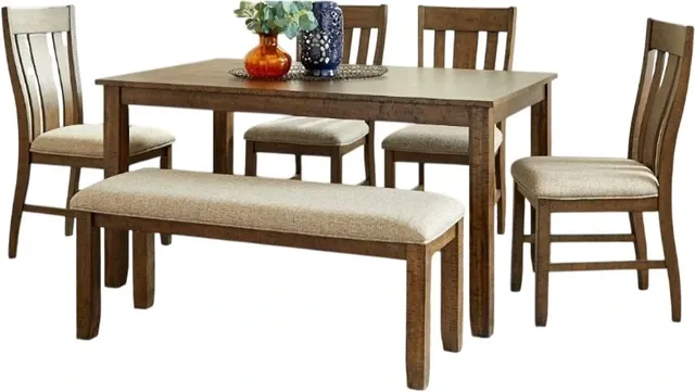 Everett Brown 6 PC Dining Set