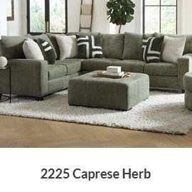 Caprese Herb Sectional and Ottoman
