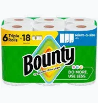 Bounty Triple Roll 6 Pack