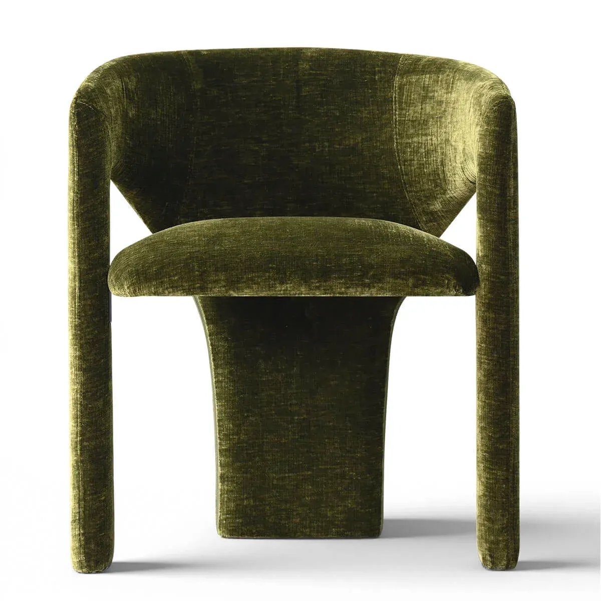 Green Chanille Armchair