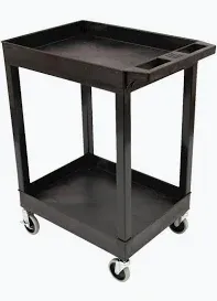 Luxor 2 Shelf Rolling Cart