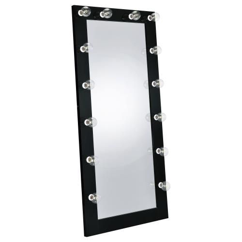 Zayan Floor Mirror Black