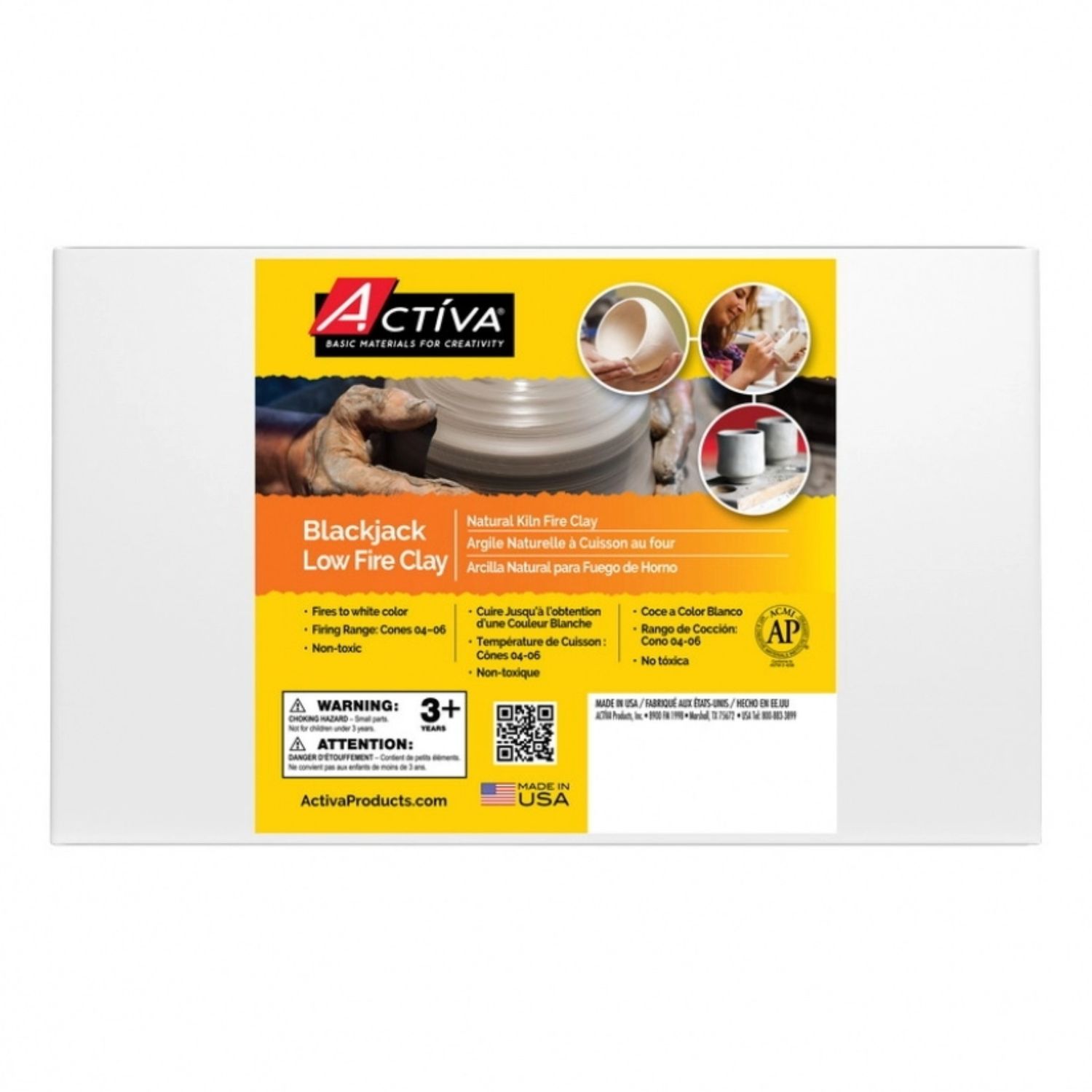 Activa Activ-Low Fire Clay (SS-2) Natural Kiln 50lb