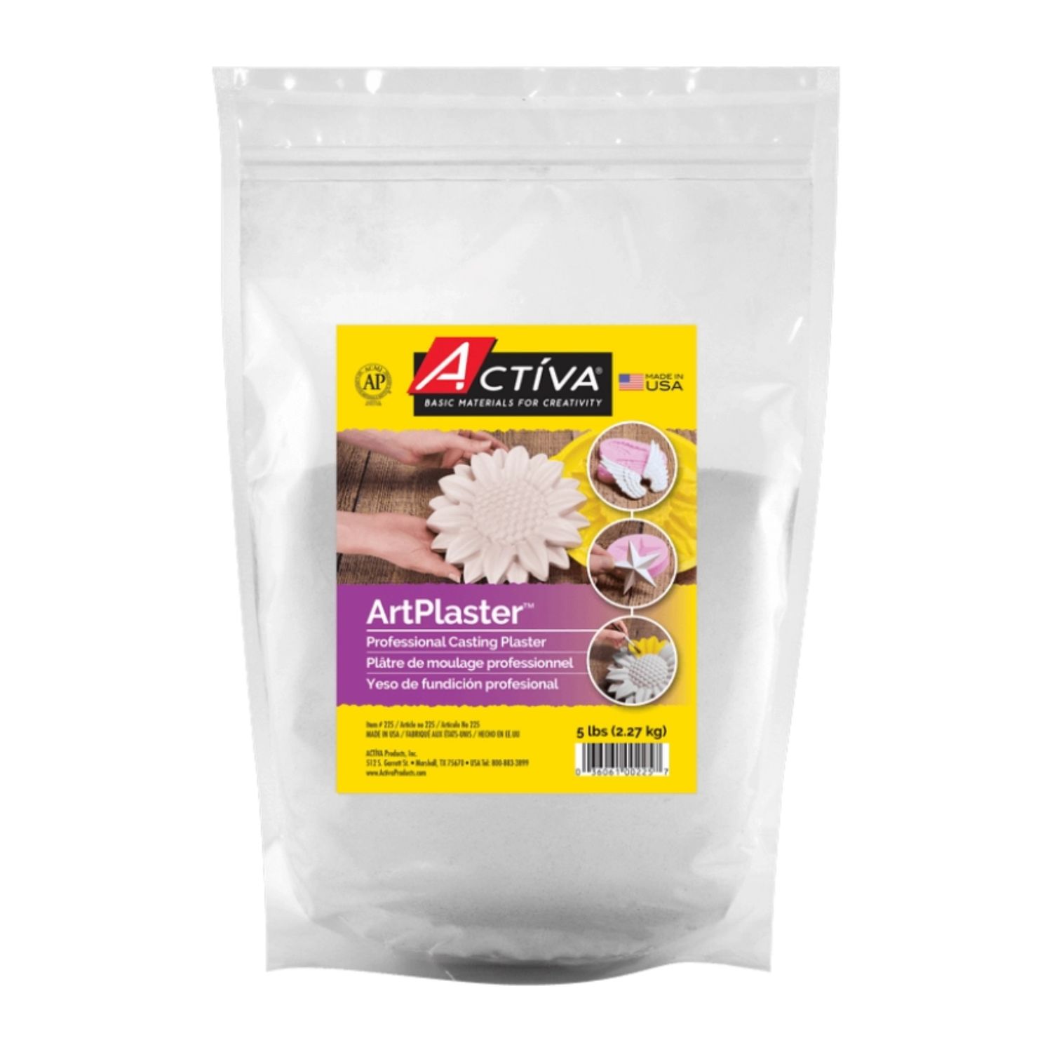 Activa Art Plaster Professional Casting Plaster 5lb