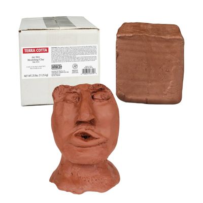 Amaco Air Dry Clay Terra Cotta 25lb **ND**