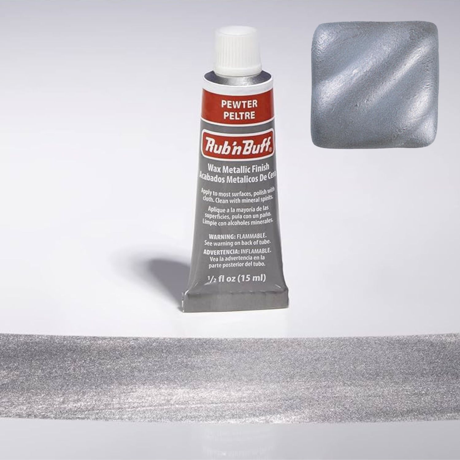 Amaco Rub 'n Buff Pewter **ND**