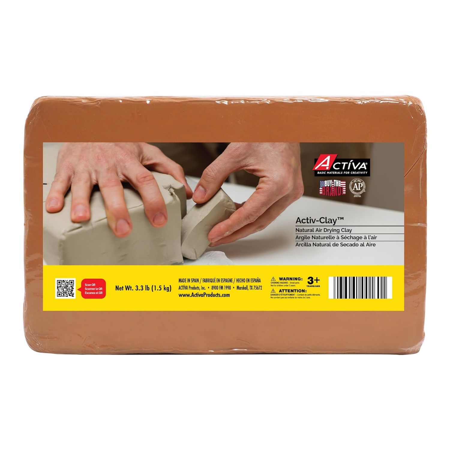 Activa Activ-Clay 3.3lb Terracota Air Dry Clay