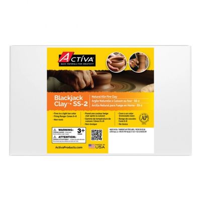 Activa Blackjack Clay (SS-2) Natural Kiln 50lb