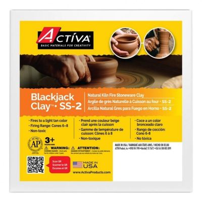 Activa Blackjack Clay (SS-2) Natural Kiln 5lb
