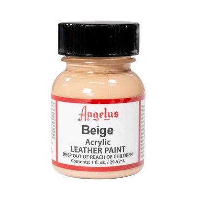 Angelus Acrylic Leather Paint Beige 1oz
