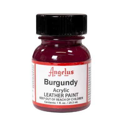 Angelus Acrylic Leather Paint Burgundy 1oz