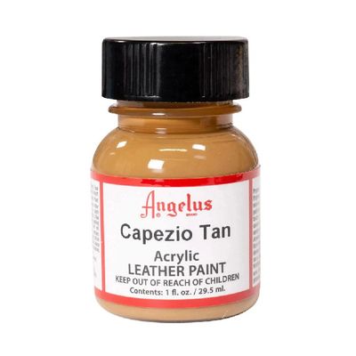 Angelus Acrylic Leather Paint Capezio Tan 1oz