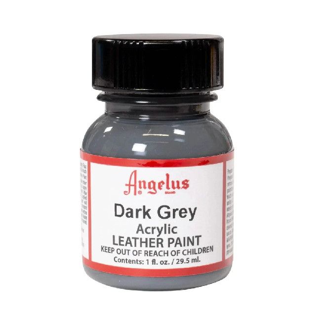 Angelus Acrylic Leather Paint Dark Grey 1oz