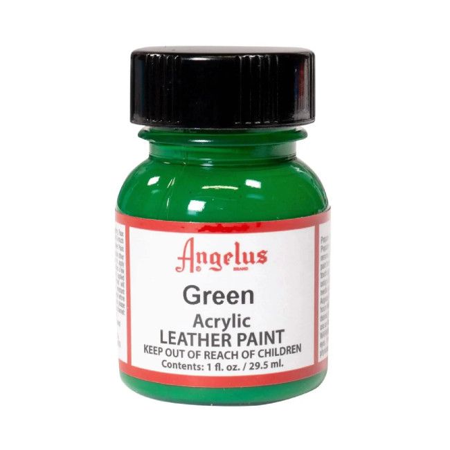 Angelus Acrylic Leather Paint Green 1oz