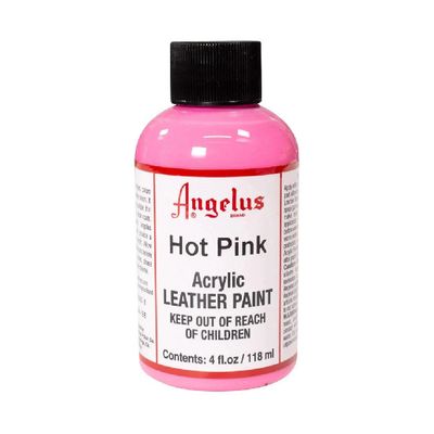 Angelus Acrylic Leather Paint Hot Pink 4oz