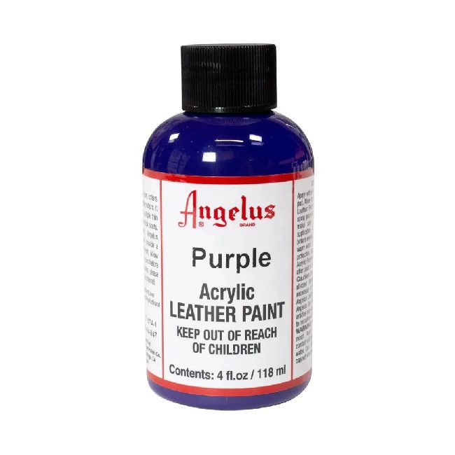 Angelus Acrylic Leather Paint Purple 4oz