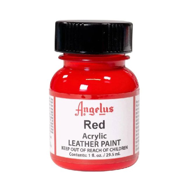 Angelus Acrylic Leather Paint Red 1oz