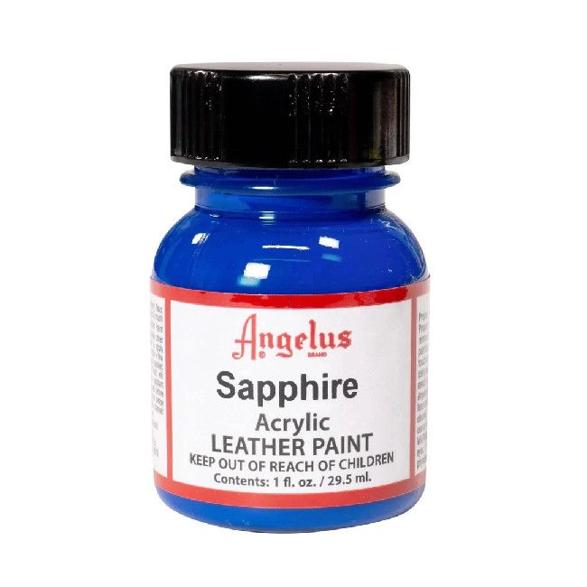 Angelus Acrylic Leather Paint Sapphire 1oz