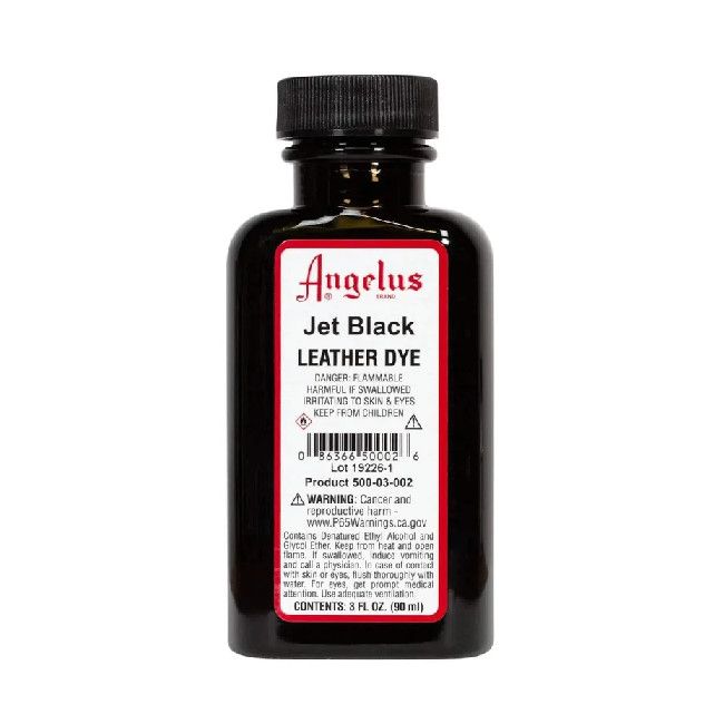 Angelus Leather Dye Jet Black 3oz **SO**