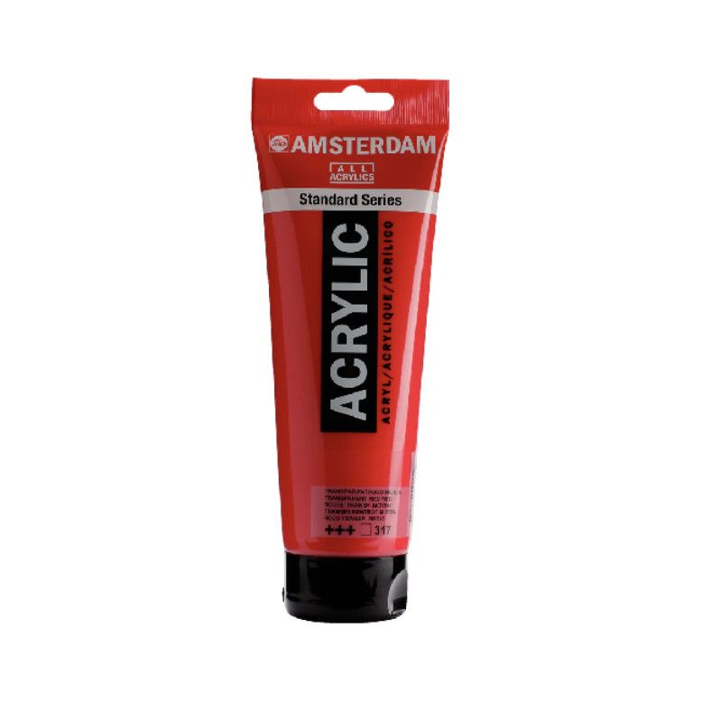 Amsterdam Standard Acrylic 250ML TRANSP.RED MED 317 **ND** SO