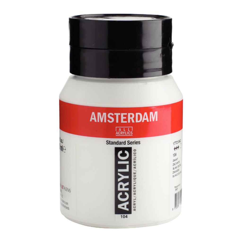 Amsterdam Standard Acrylic 500ML ZINC WHITE **ND**