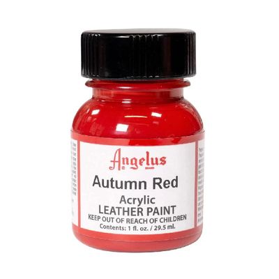 Angelus Acrylic Leather Paint Autumn Red 1oz
