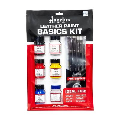 Angelus Acrylic Leather Paint Basics Kit **ND**