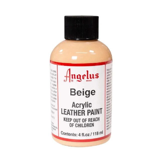 Angelus Acrylic Leather Paint Beige 4oz