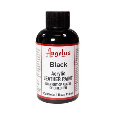 Angelus Acrylic Leather Paint Black 4oz