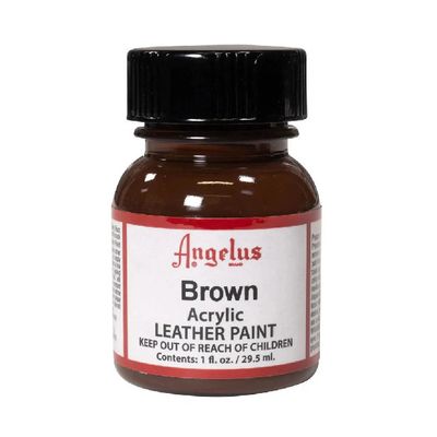 Angelus Acrylic Leather Paint Brown 1oz