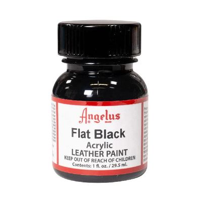 Angelus Acrylic Leather Paint Flat Black 1oz