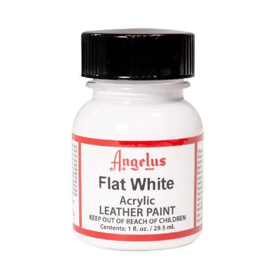 Angelus Acrylic Leather Paint Flat White 1oz