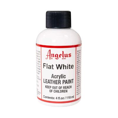 Angelus Acrylic Leather Paint Flat White 4oz