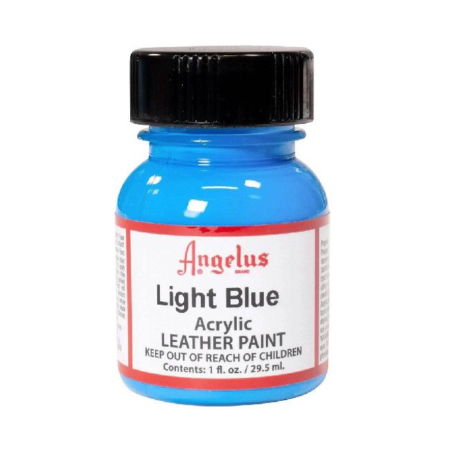 Angelus Acrylic Leather Paint Light Blue 1oz