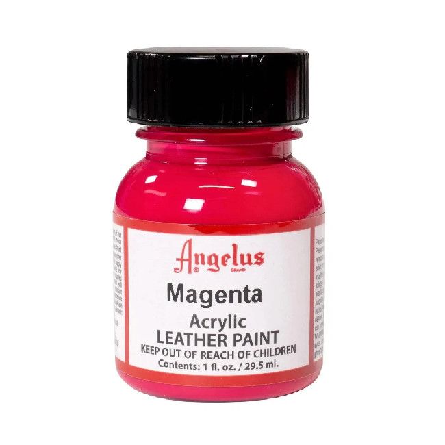 Angelus Acrylic Leather Paint Magenta 1oz