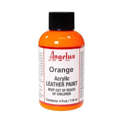 Angelus Acrylic Leather Paint Orange 4oz