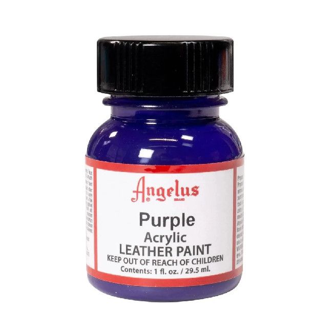 Angelus Acrylic Leather Paint Purple 1oz