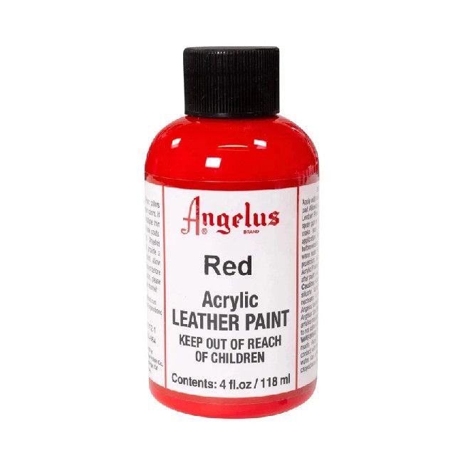 Angelus Acrylic Leather Paint Red 4oz