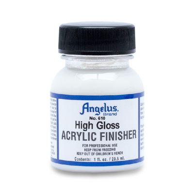 Angelus Acrylic Medium Acrylic Finisher High-Gloss #610 1oz