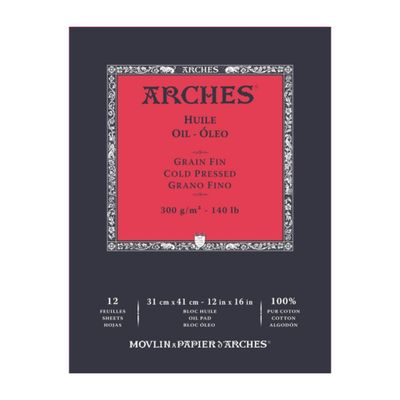 Arches Oil Pad 12" x 16" Cold Press 140lb